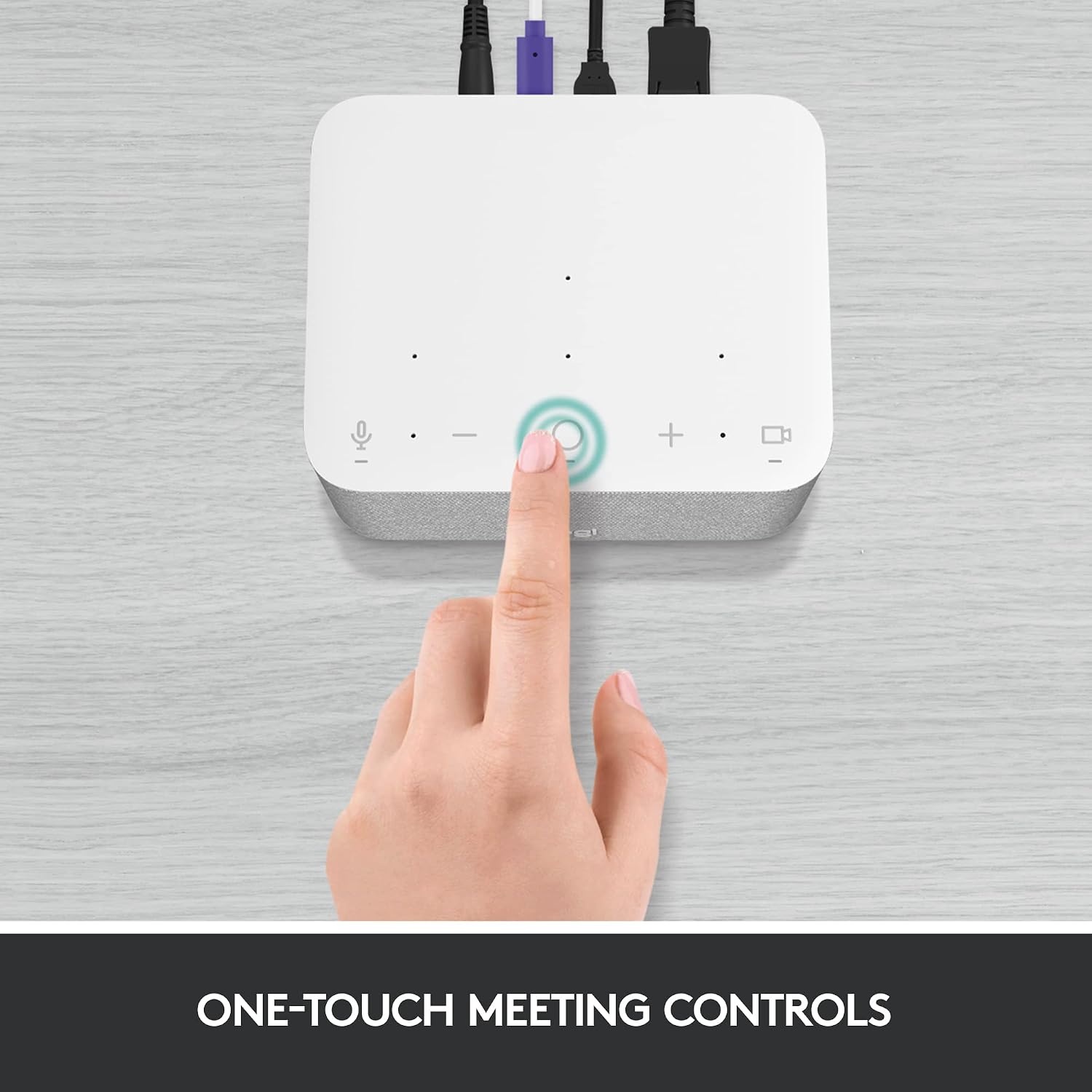 image:imageLogitech Logi Dock AllinOne USB C Laptop Docking Station Speakerphone Noise Canceling Mics Bluetooth HDMI for WindowsmacOS Certified for Zoom Google Meet Google Voice WhiteWhite