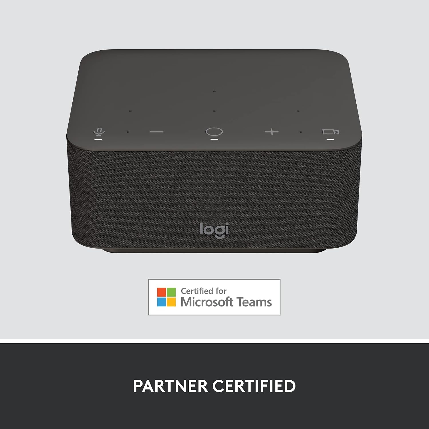 image:imageLogitech Logi Dock AllinOne USB C Laptop Docking Station Speakerphone Noise Canceling Mics Bluetooth HDMI for WindowsmacOS Certified for Zoom Google Meet Google Voice WhiteGraphite