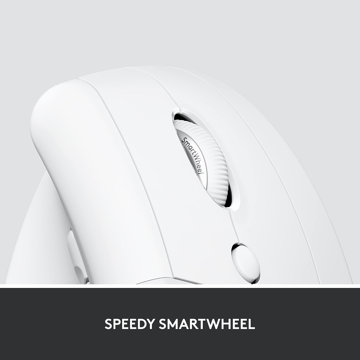 image:imageLogitech Lift for Business Vertical Ergonomic Mouse Wireless Bluetooth or Secured Logi Bolt USB Quiet clicks Globally Certified WindowsMacChromeLinux Off WhiteOff White