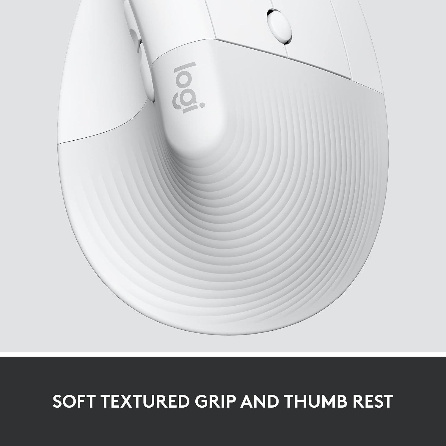 image:imageLogitech Lift for Business Vertical Ergonomic Mouse Wireless Bluetooth or Secured Logi Bolt USB Quiet clicks Globally Certified WindowsMacChromeLinux Off WhiteOff White