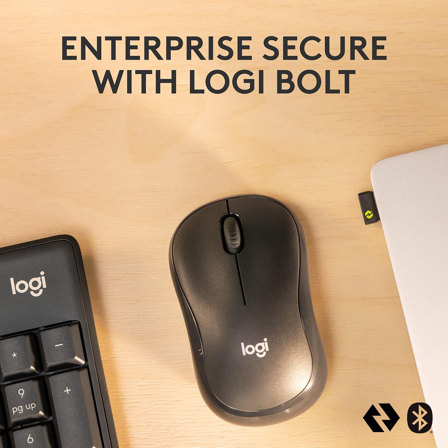 image:imageLogitech MK370 for Business Wireless Keyboard and Mouse Combo GraphiteOne Size