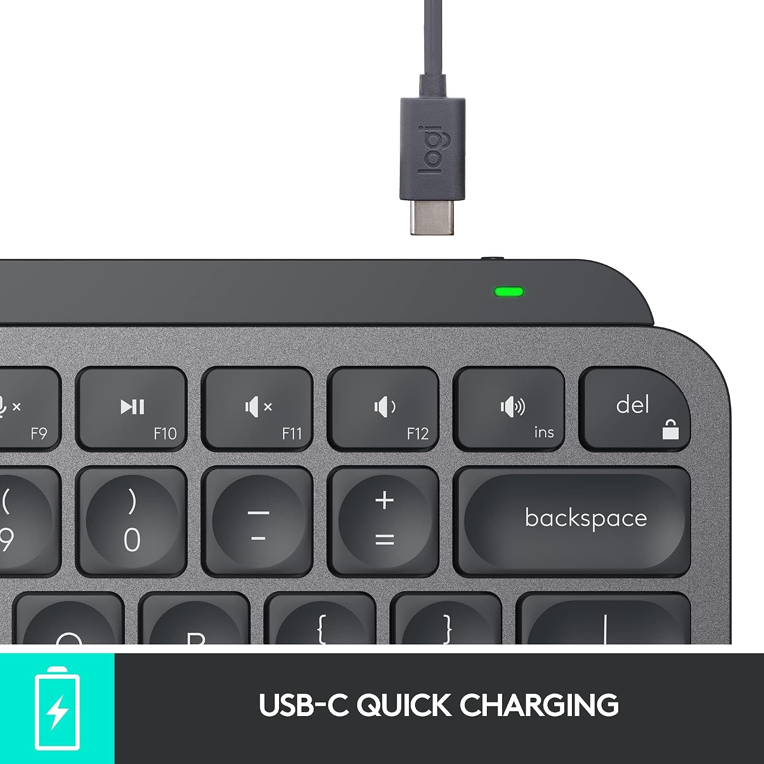 image:imageLogitech MX Keys Mini Wireless Illuminated Keyboard for Business Compact Logi Bolt Technology Backlit Rechargeable Globally Certified WindowsMacChromeLinux Graphite