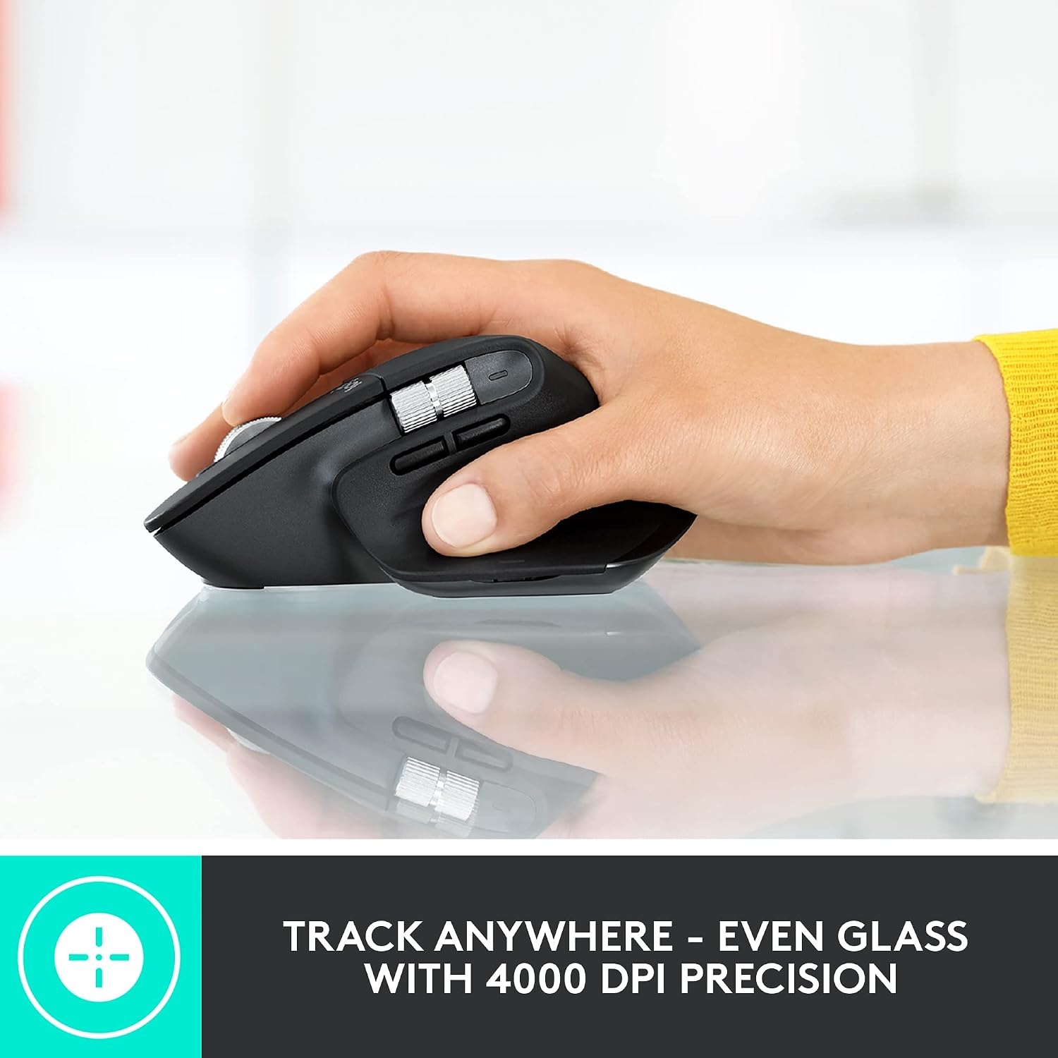 image:imageLogitech MX Keys amp MX Master 3 Mouse for Business Combo Wireless Ergonomic Secured Logi Bolt Technology Bluetooth Globally Certified WindowsMacChromeLinux Graphite