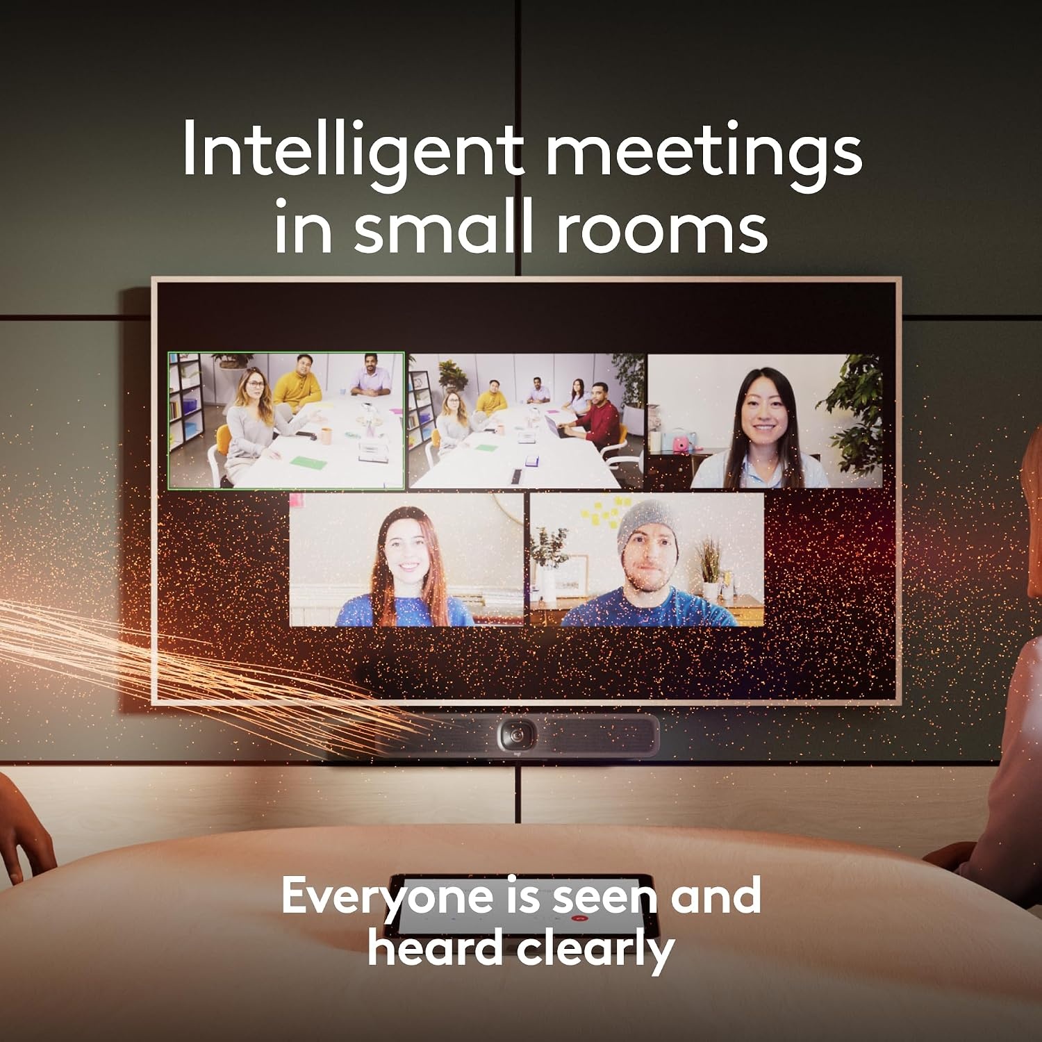 image:imageLogitech MeetUp 2 AllinOne USB Conference Room Camera GraphiteMEETUP2