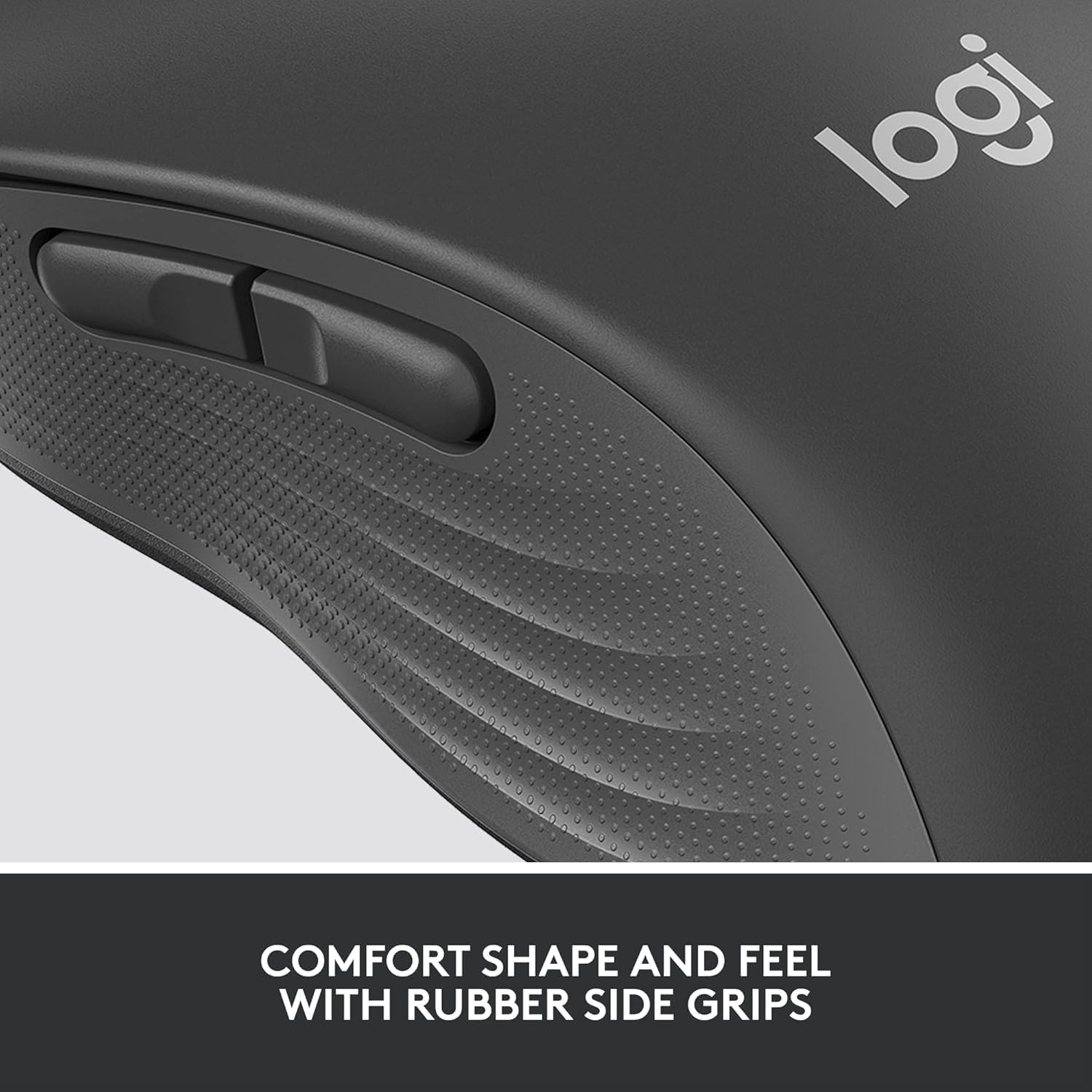 image:imageLogitech Signature M650 L for Business Wireless Mouse Large GraphiteGraphite Pack of 10