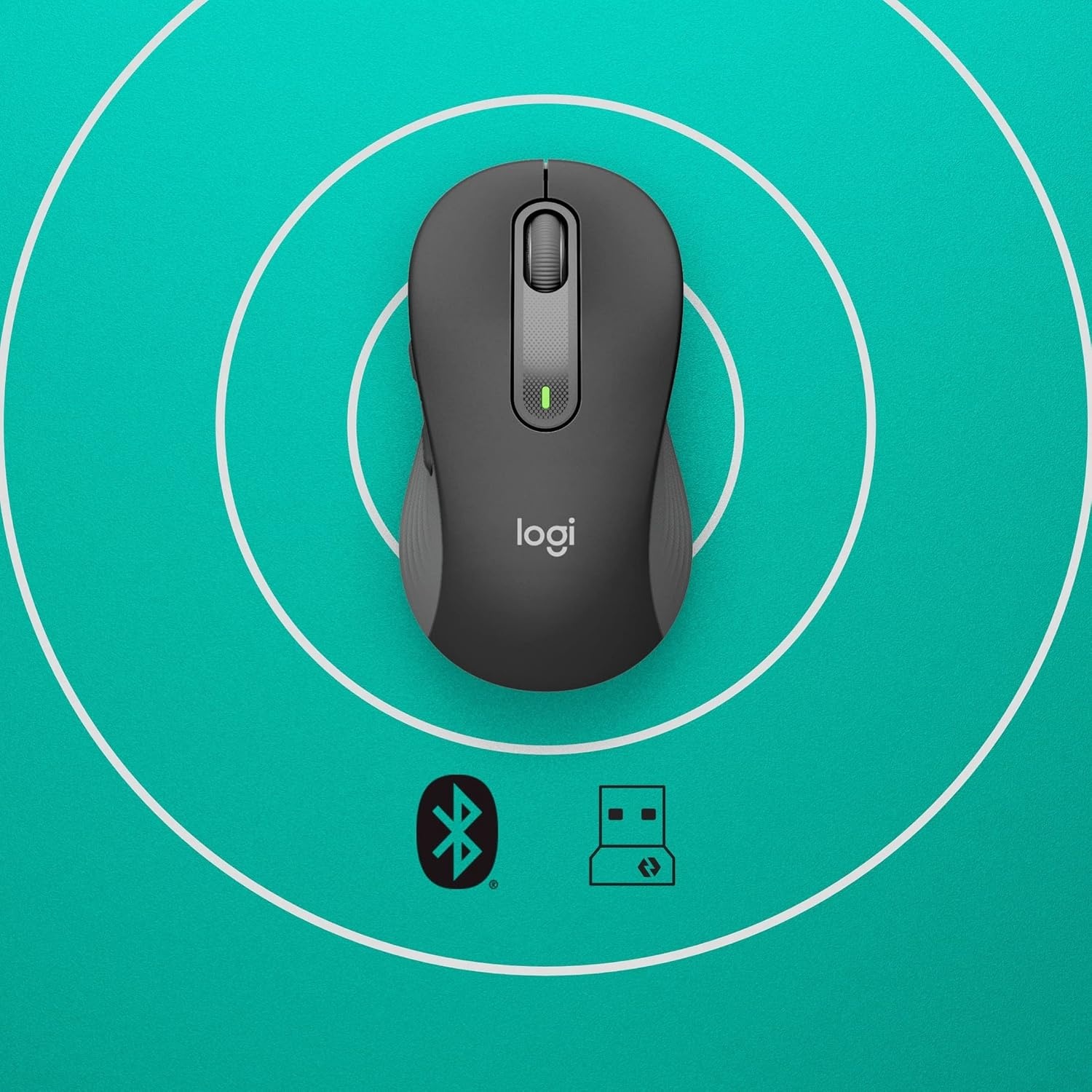 image:imageLogitech Signature M650 L for Business Wireless Mouse Large GraphiteGraphite Pack of 10
