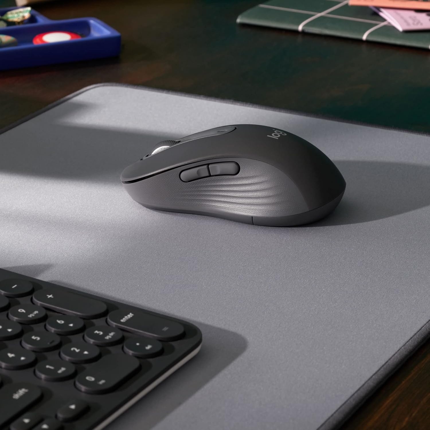 image:imageLogitech Signature M650 L for Business Wireless Mouse Large GraphiteGraphite Pack of 10