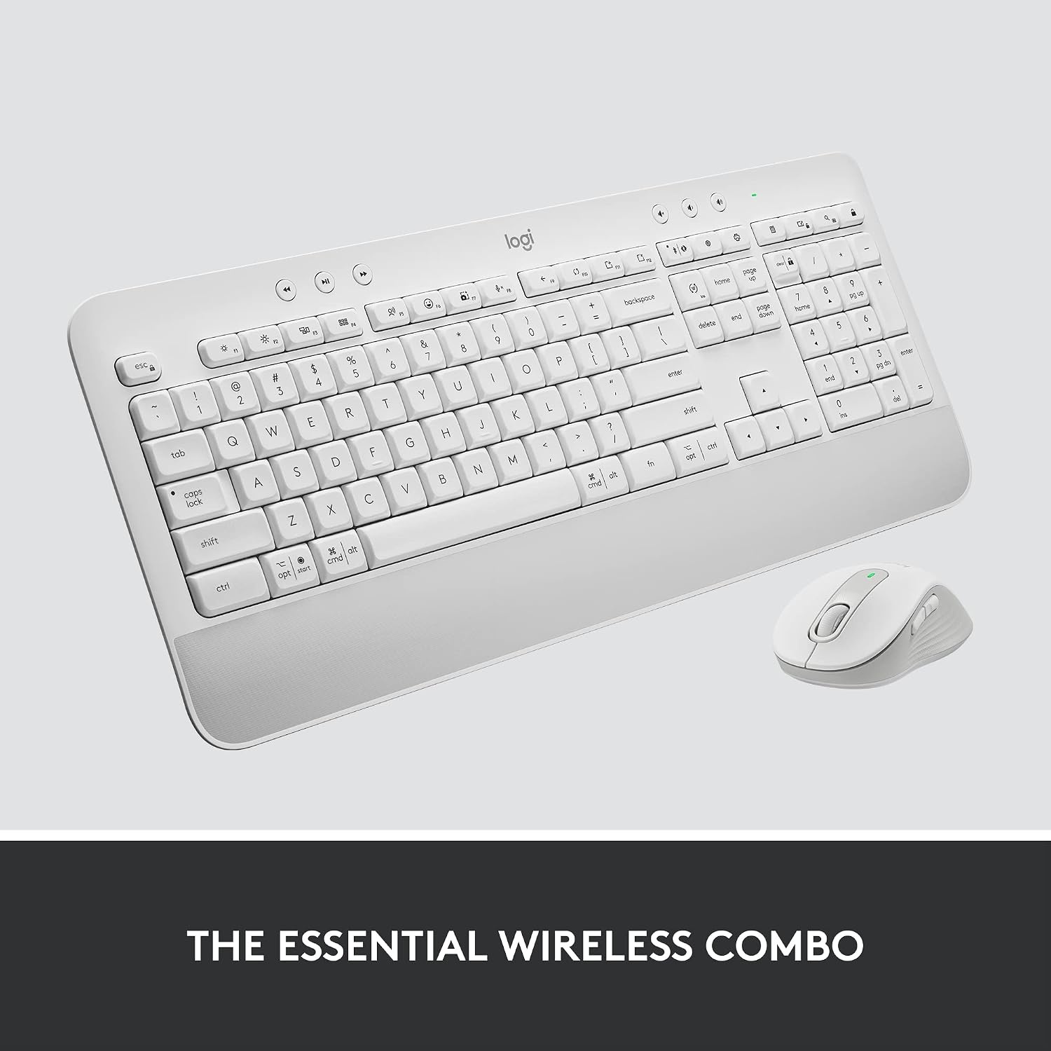 image:imageLogitech Signature MK650 Combo for Business Keyboard and Mouse OffWhiteOff White