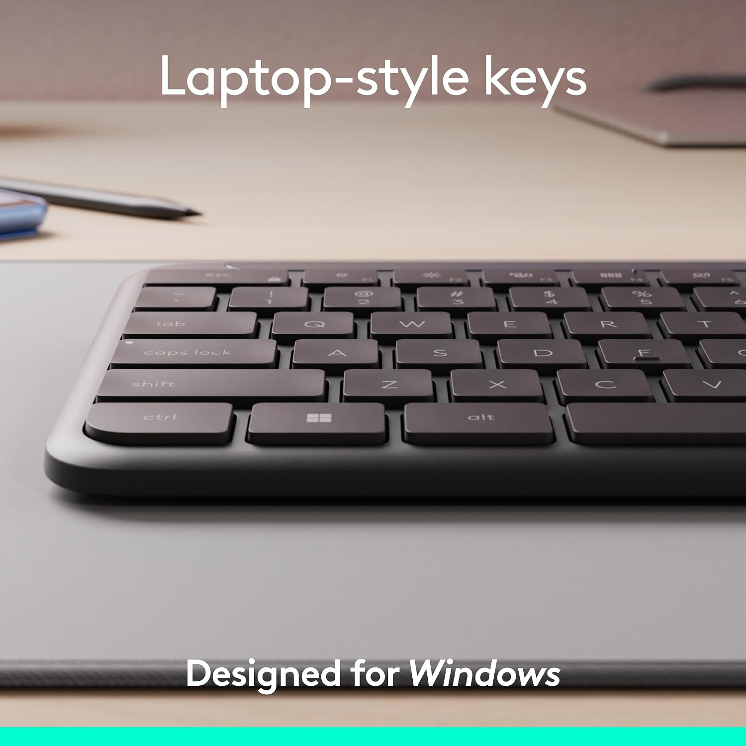 image:imageLogitech Signature Slim Solar K980 Keyboard for Business USBC recieverCombo
