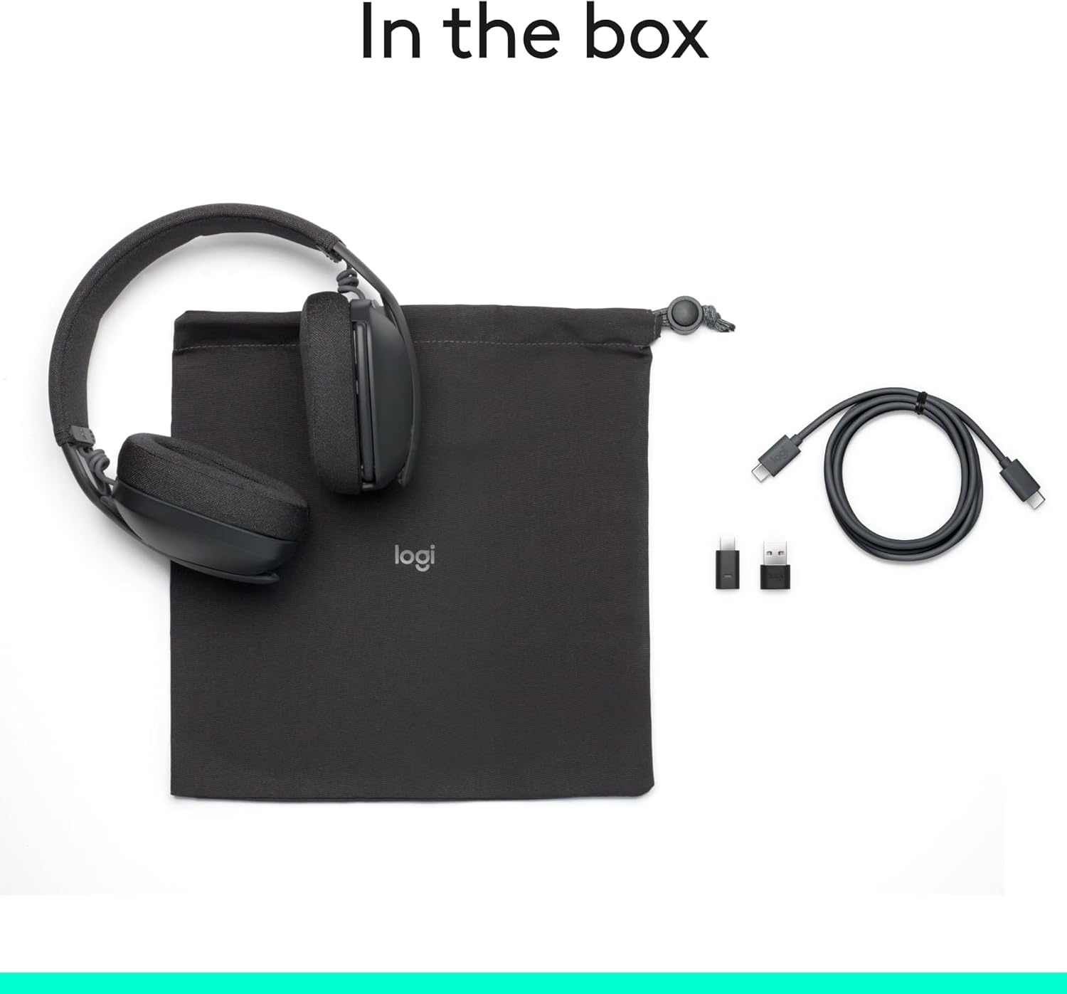 image:imageLogitech Zone Vibe Wireless for Business Bluetooth Headphones UCOne Size Pack of 4