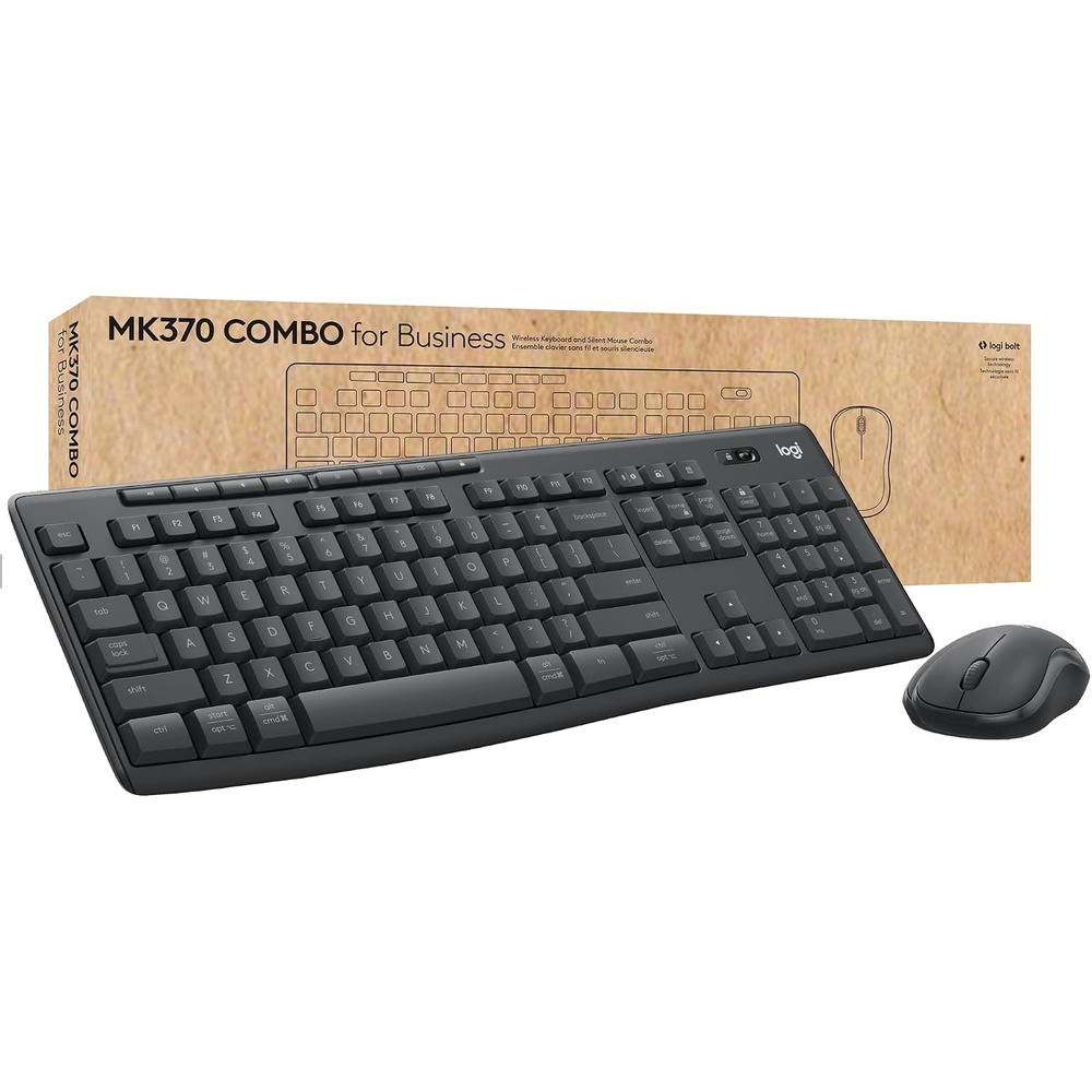 image:imageLogitech MK370 for Business Wireless Keyboard and Mouse Combo GraphiteOne Size