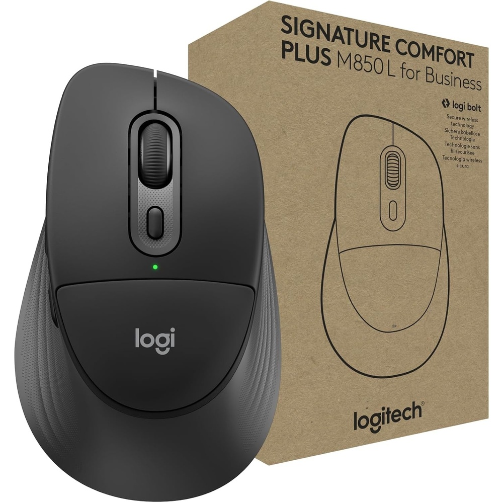 image:imageLogitech Signature Comfort Plus M850 L for Business Wireless Mouse