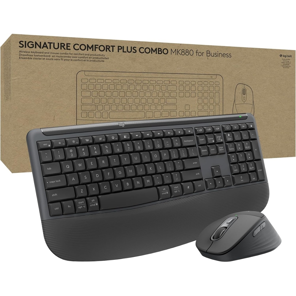 image:imageLogitech Signature Comfort Plus MK880 for Business Keyboard Mouse Combo