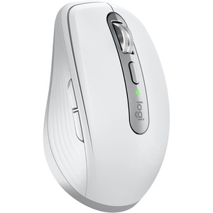 Logitech MX Anywhere 3S Wireless Mouse for Business – for Windows/Mac/Chrome/Linux, Bluetooth, Quiet Click, Secure Logi Bolt, Compact, 8K DPI, MagSpeed Scrolling – Pale Grey(Pale Grey)