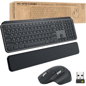 Logitech MX Keys Combo for Business Keyboard and Mouse – Graphite