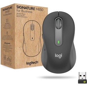 Logitech Signature M650 for Business Wireless Mouse Small – Graphite(Medium)
