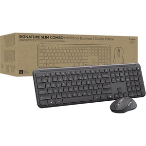 Logitech Signature Slim Solar+ K980 Keyboard for Business, USB-C reciever(Combo)