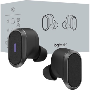 Logitech Zone True Wireless Bluetooth Noise Canceling Earbuds with Microphone, Hybrid ANC, Transparency Mode, Certified for Microsoft Teams, Zoom, Google Meet, Google Voice – Graphite