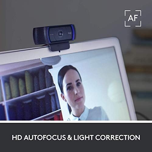 image:imageLogitech C920x HD Pro PC Webcam Full 1080p30fps Video Black1 Pack