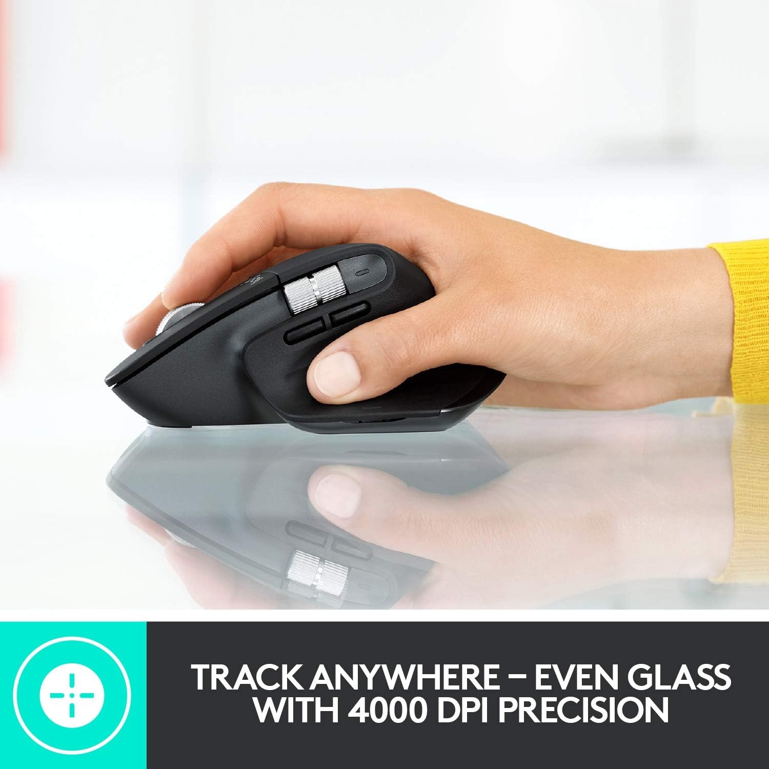 image:imageLogitech MX Master 3 for Business Wireless Mouse Logi Bolt Technology Bluetooth MagSpeed Scrolling Ergonomic Rechargeable Globally Certified PCMacLinux GraphiteGraphite
