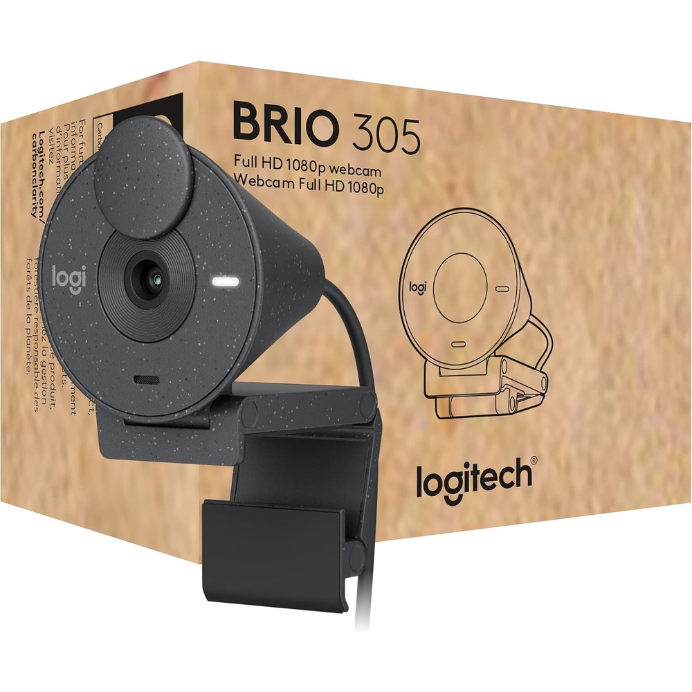image:imageLogitech Brio 305 Full HD 1080P Business Webcam with Privacy Shutter