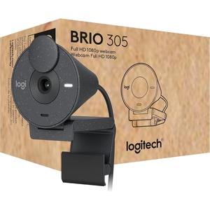 Logitech Brio 305 Full HD 1080P Business Webcam with Privacy Shutter