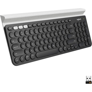Logitech K780 Multi-Device Wireless Keyboard with Built-in Cradle, Speckles(1.30)