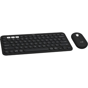 Logitech Pebble Keys 2 K380s Wireless Bluetooth Keyboard – Tonal White(Black)