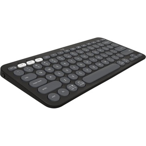Logitech Pebble Keys 2 K380s Wireless Bluetooth Keyboard – Tonal White(Graphite)
