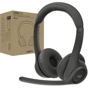 Logitech Zone 305 for Business Wireless Bluetooth Headset – Microsoft Team(Native Bluetooth (without dongle))