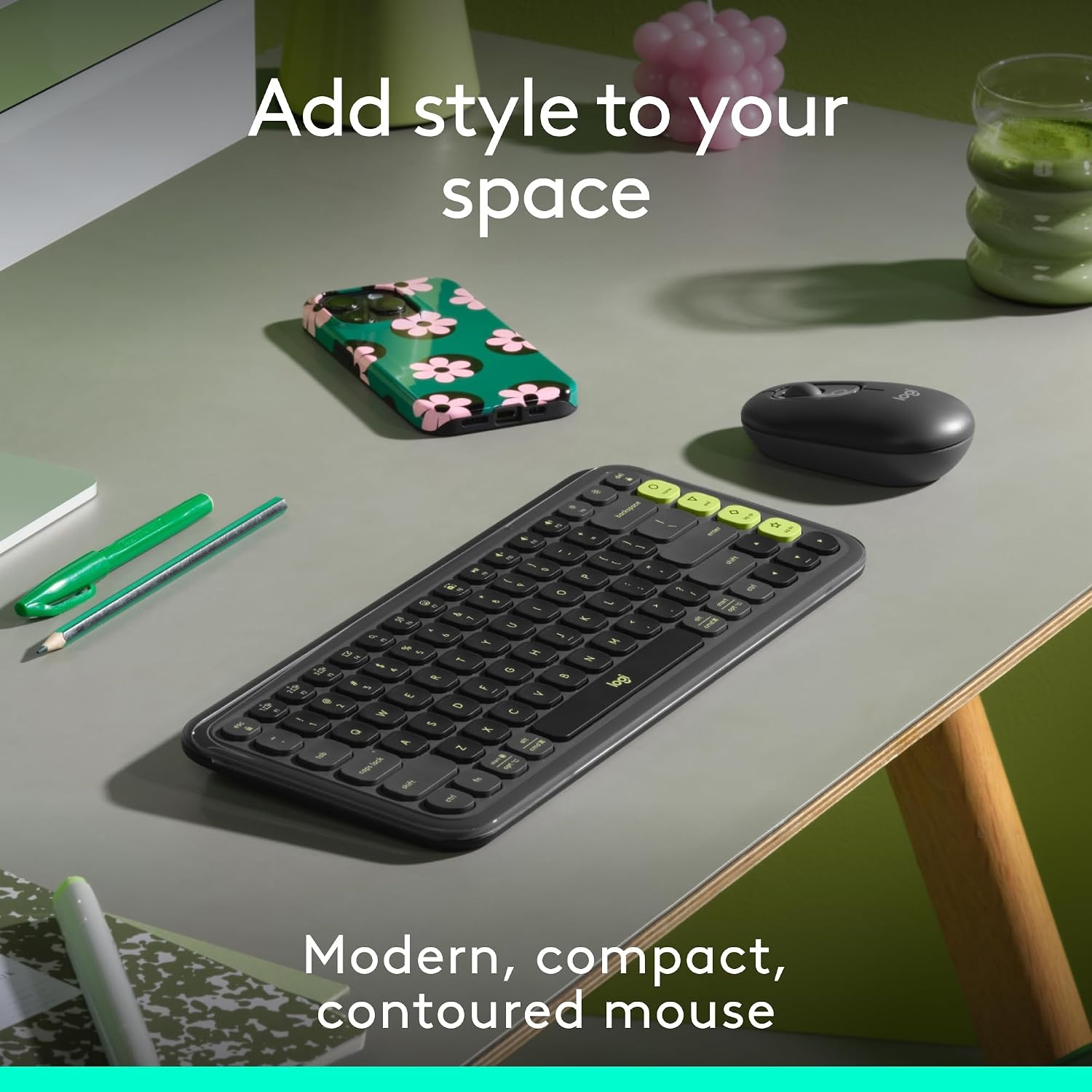 image:imageLogitech POP Mouse Compact and Portable Wireless Bluetooth Mouse CosmosGraphite