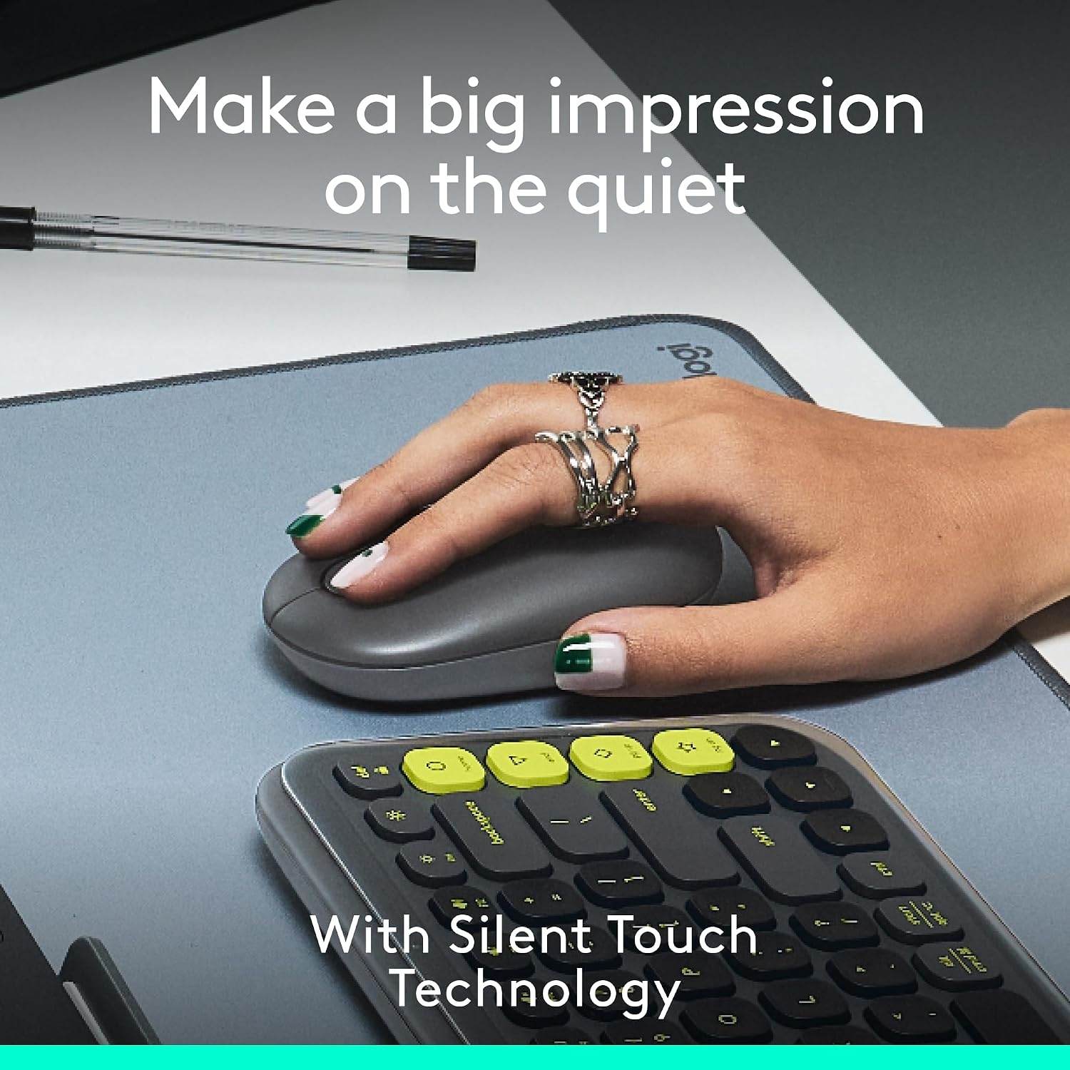 image:imageLogitech POP Mouse Compact and Portable Wireless Bluetooth Mouse CosmosGraphite