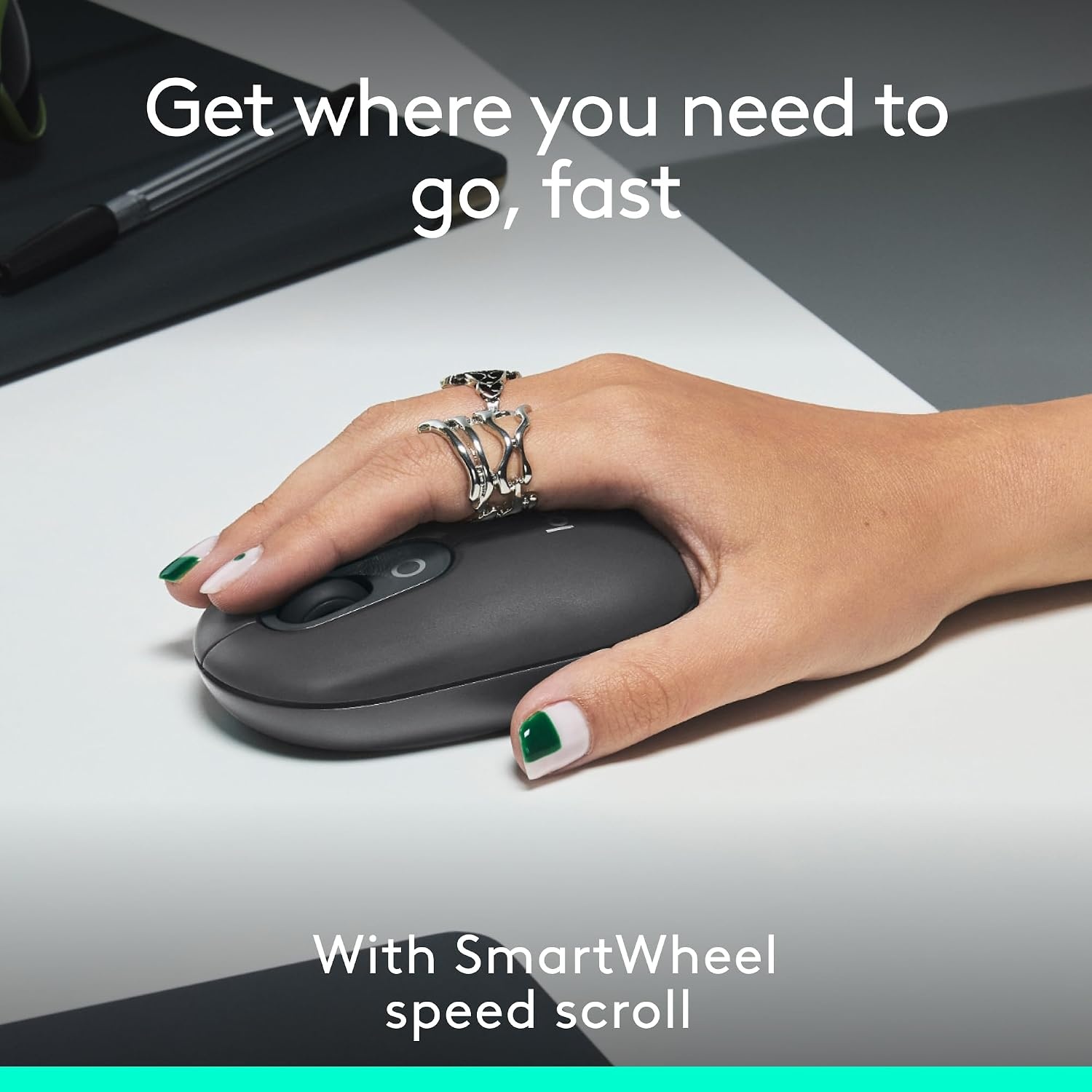 image:imageLogitech POP Mouse Compact and Portable Wireless Bluetooth Mouse CosmosGraphite