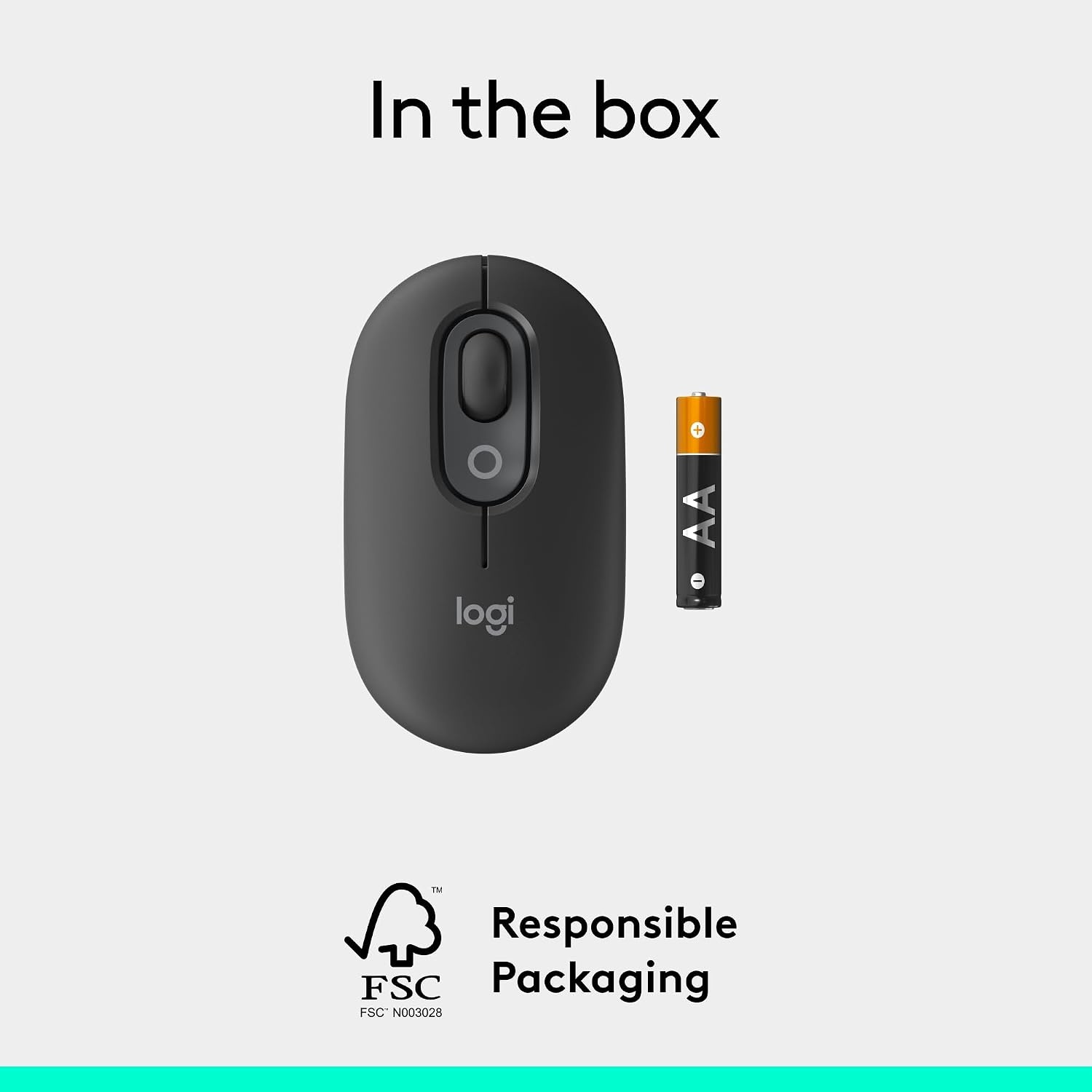 image:imageLogitech POP Mouse Compact and Portable Wireless Bluetooth Mouse CosmosGraphite