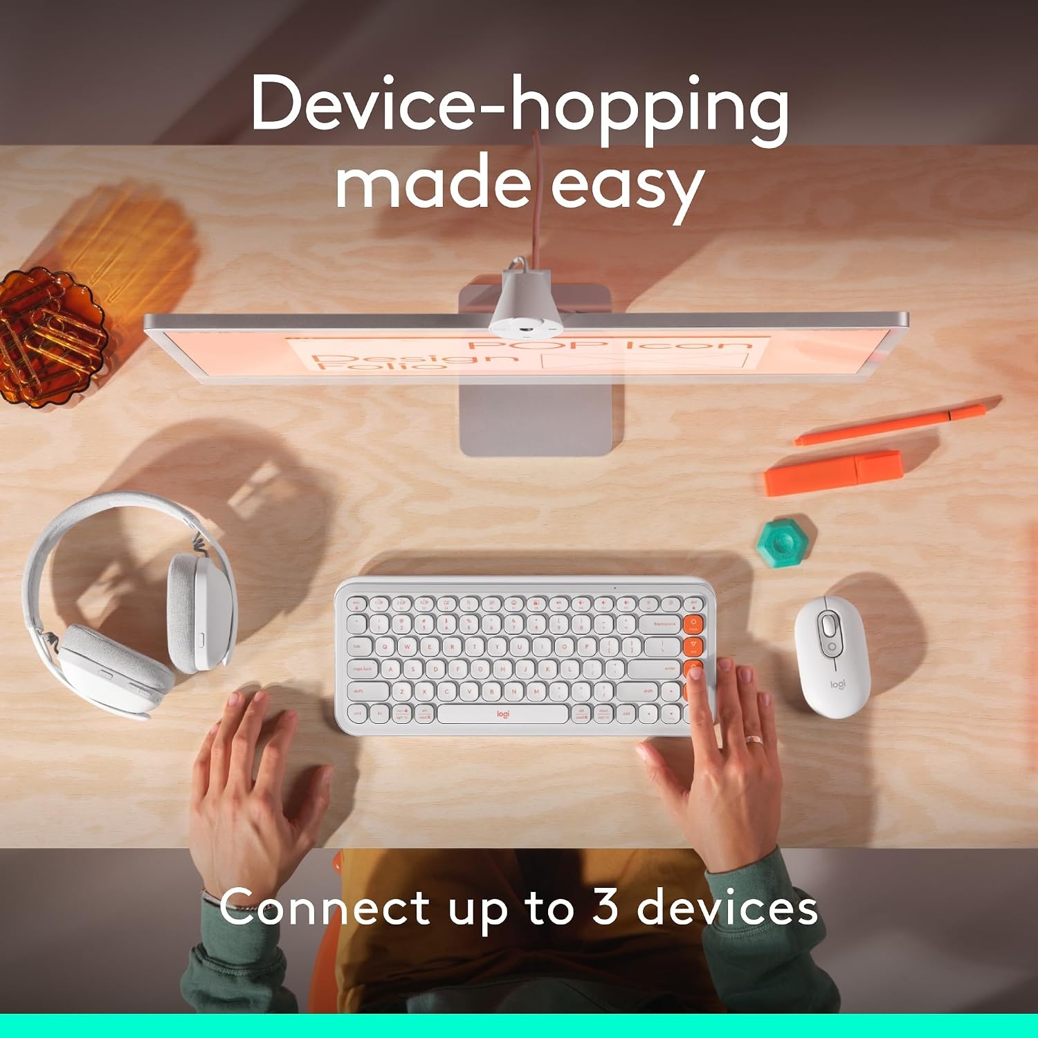 image:imageLogitech POP Mouse Compact and Portable Wireless Bluetooth Mouse CosmosGraphite