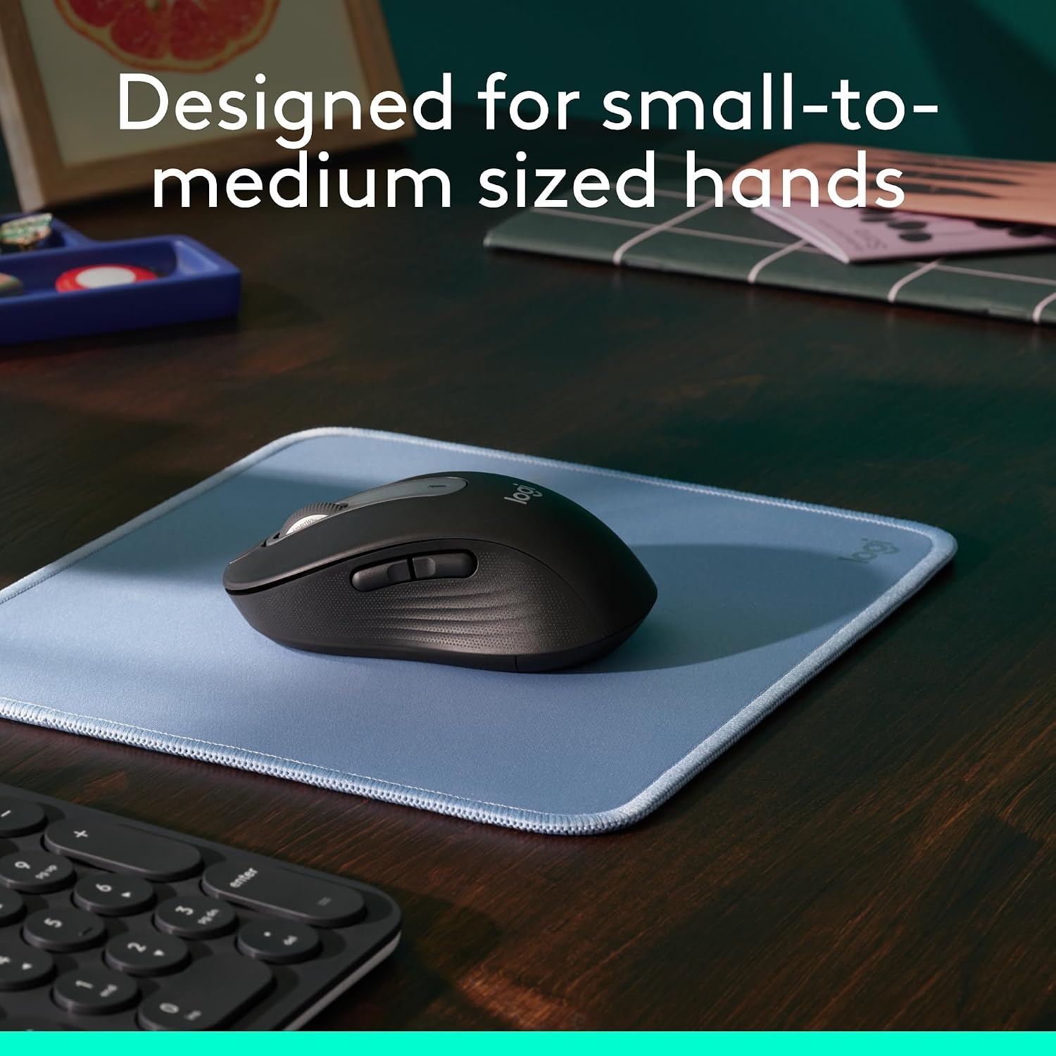 image:imageLogitech Signature M650 Wireless Mouse Small to Medium Sized Hands RoseBlack
