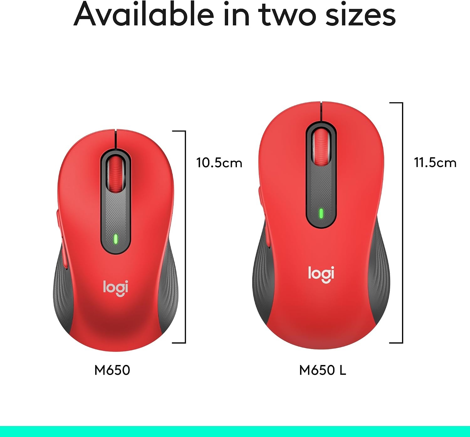 image:imageLogitech Signature M650 Wireless Mouse Small to Medium Sized Hands RoseClassic Red
