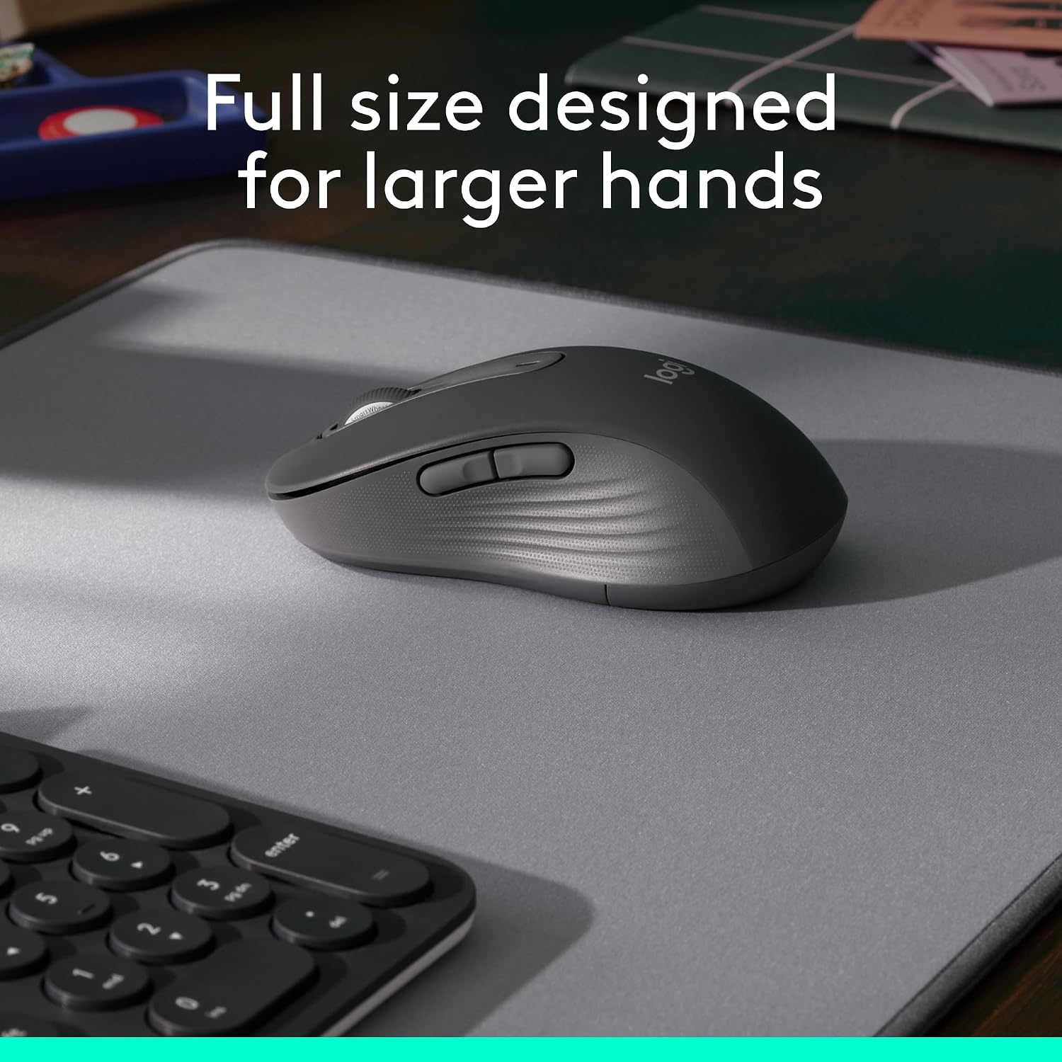 image:imageLogitech Signature M650 Wireless Mouse Small to Medium Sized Hands RoseClassic Red