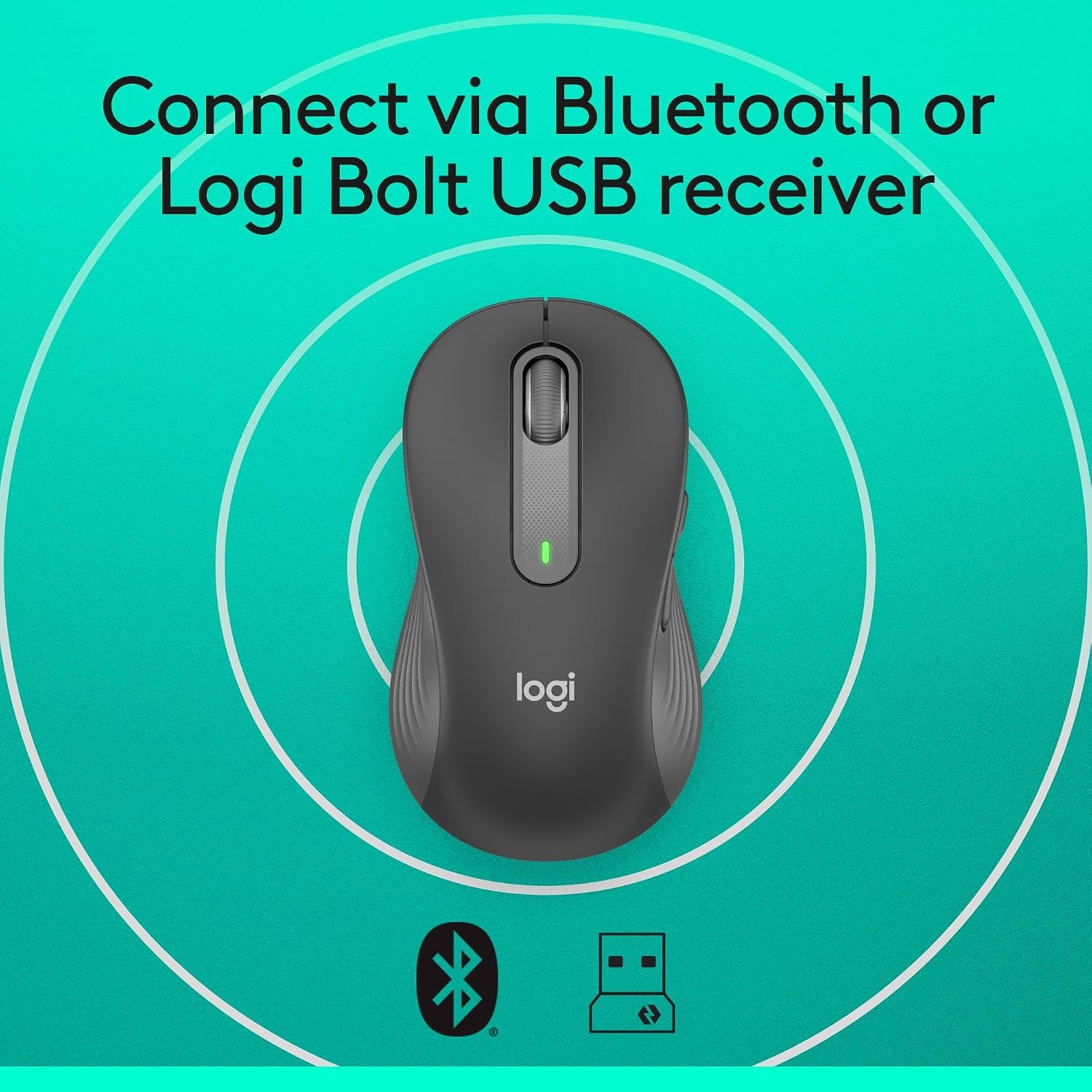image:imageLogitech Signature M650 Wireless Mouse Small to Medium Sized Hands RoseGraphite