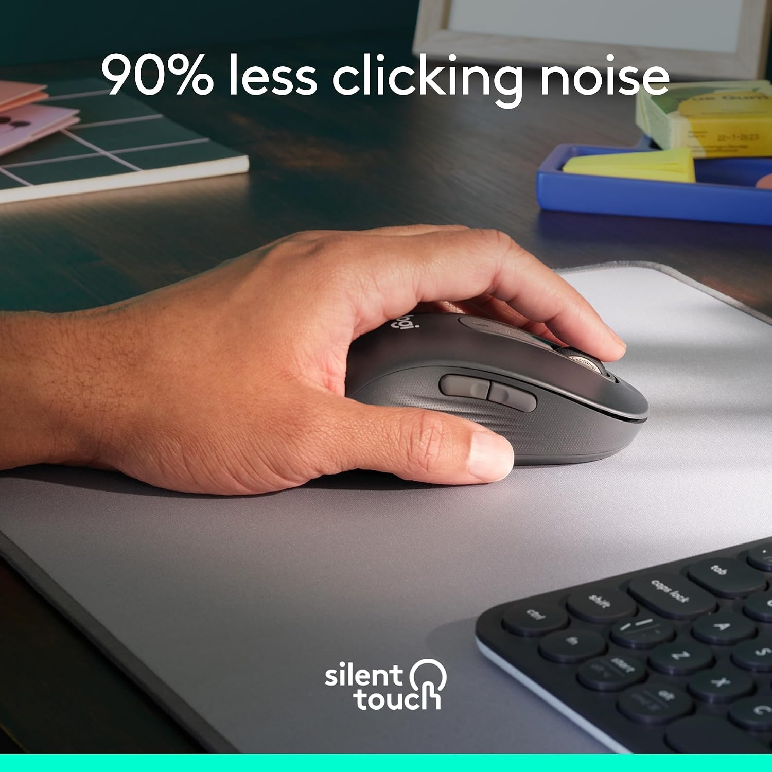 image:imageLogitech Signature M650 Wireless Mouse Small to Medium Sized Hands RoseGraphite