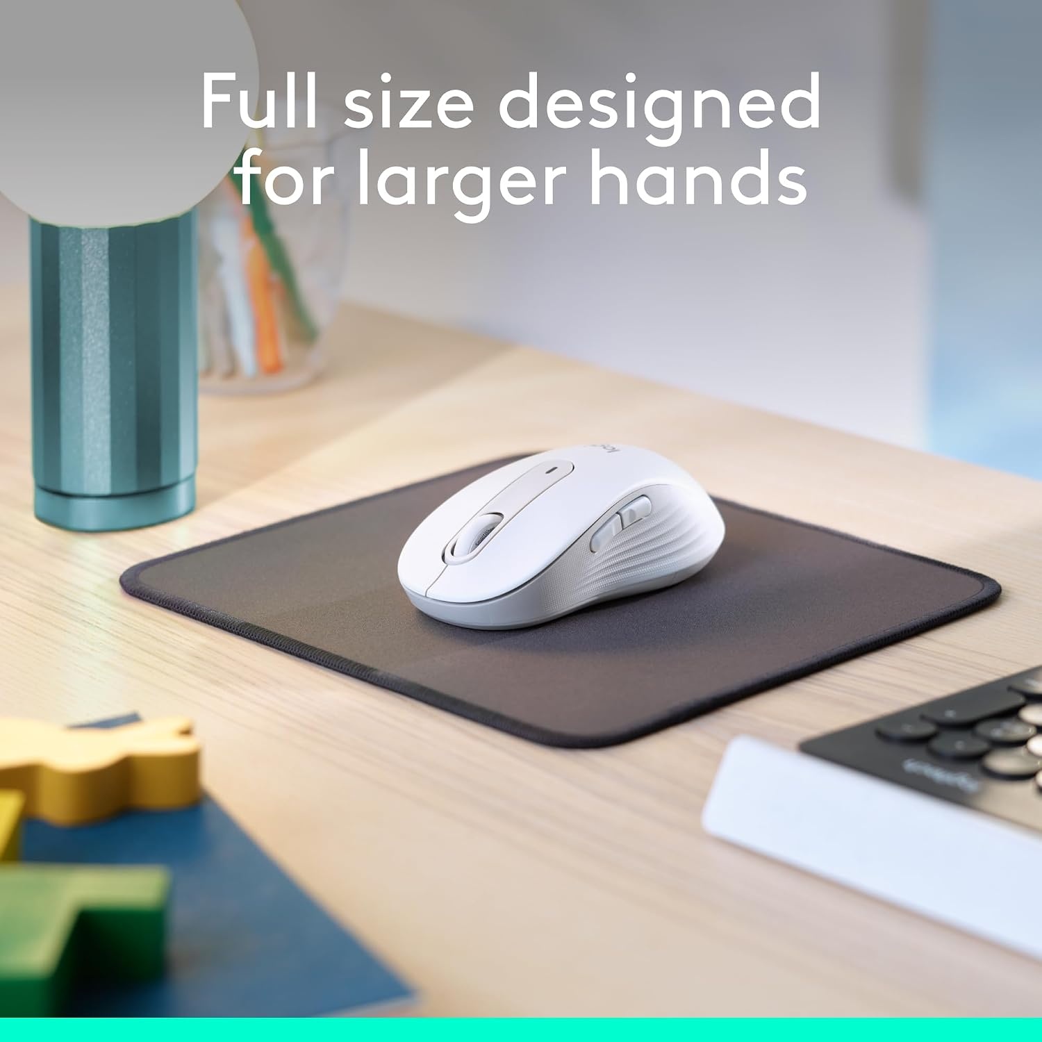 image:imageLogitech Signature M650 Wireless Mouse Small to Medium Sized Hands RoseOff White