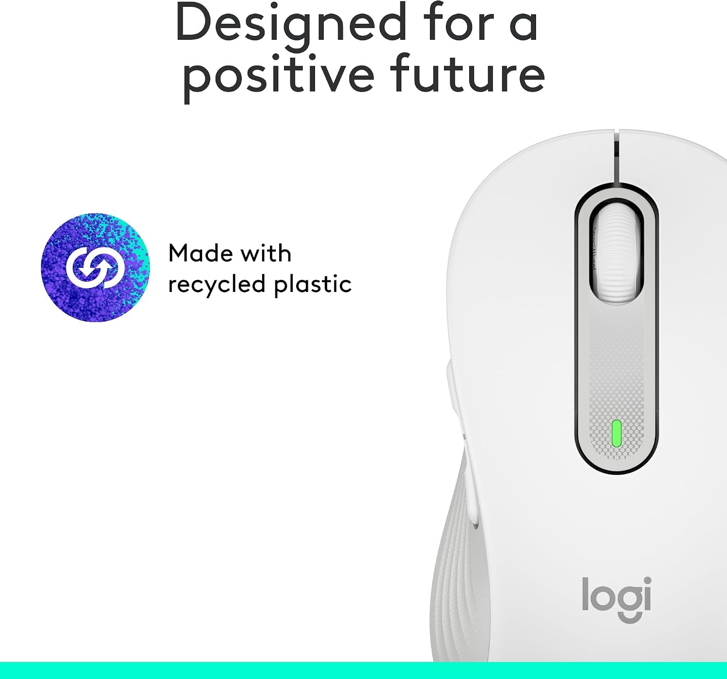 image:imageLogitech Signature M650 Wireless Mouse Small to Medium Sized Hands RoseOff White