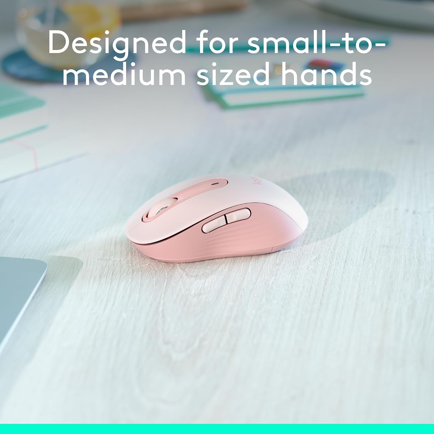image:imageLogitech Signature M650 Wireless Mouse Small to Medium Sized Hands RoseRose