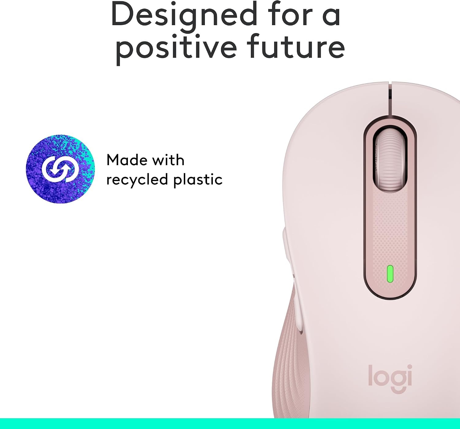 image:imageLogitech Signature M650 Wireless Mouse Small to Medium Sized Hands RoseRose