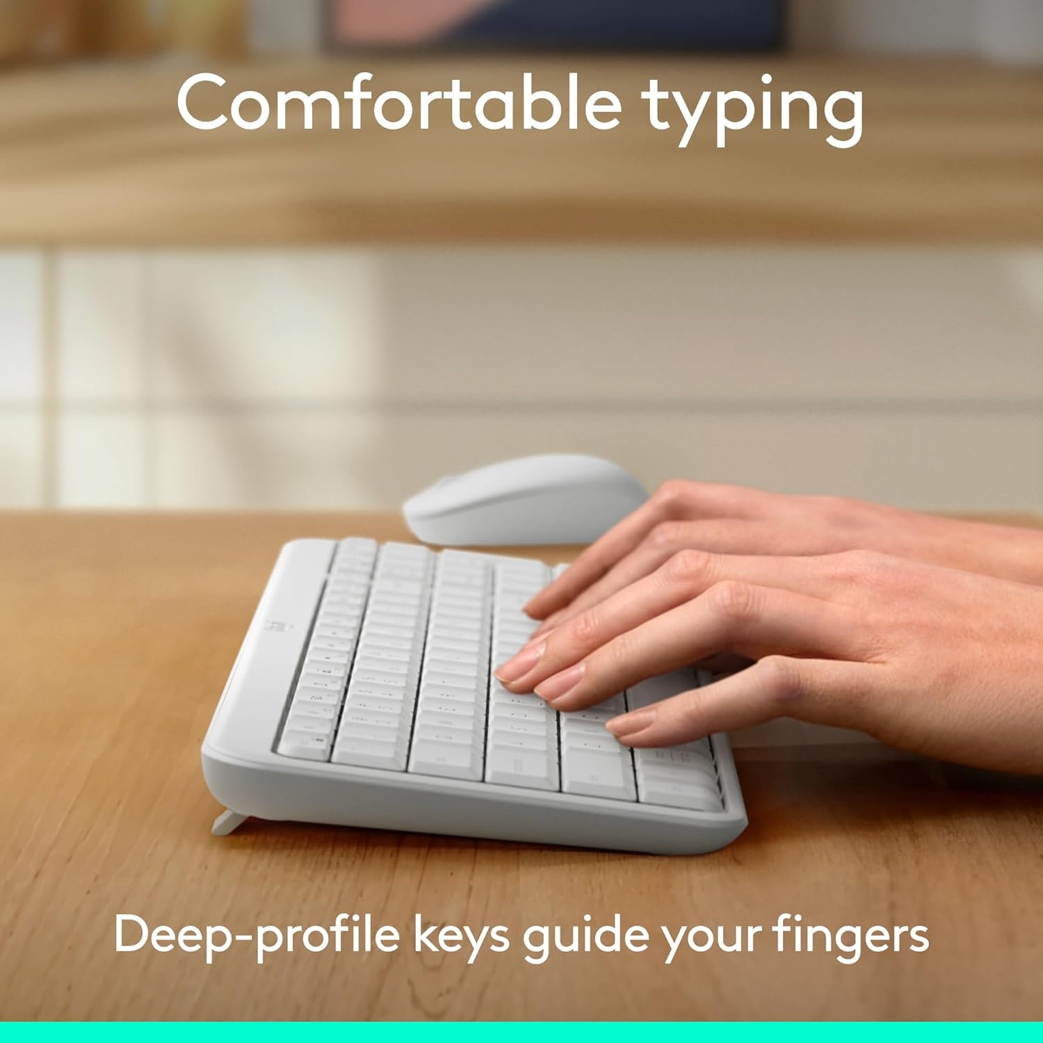 image:imageLogitech MK250 Wireless Bluetooth Keyboard and Mouse Combo GraphiteWhite