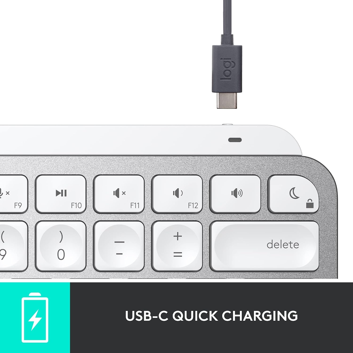 image:imageLogitech MX Keys Mini for Mac Minimalist Wireless Keyboard Pale GreyPale Grey