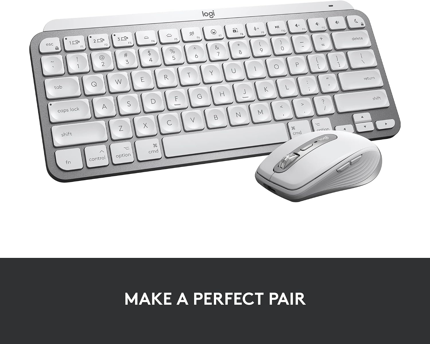 image:imageLogitech MX Keys Mini for Mac Minimalist Wireless Keyboard Pale GreyPale Grey
