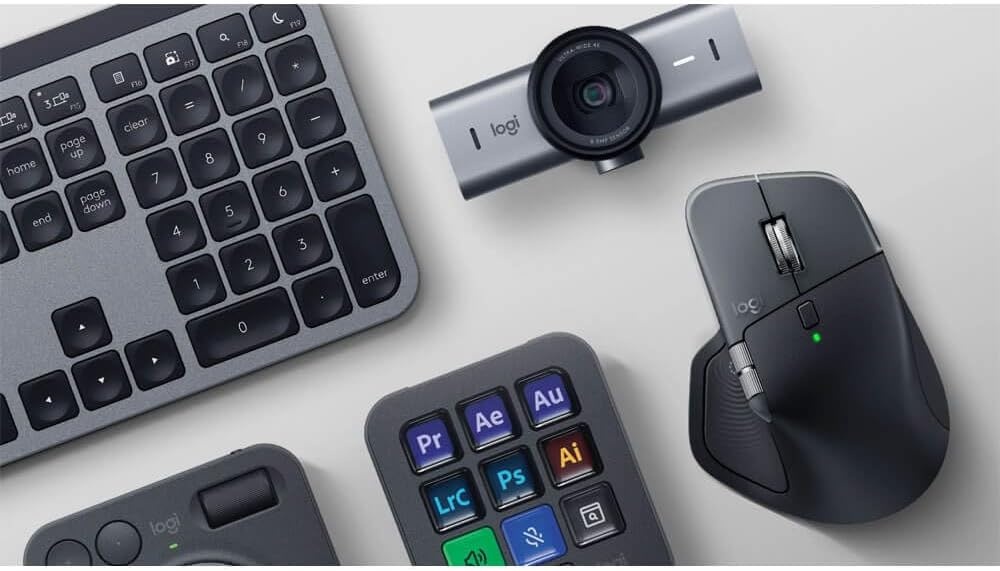 image:imageLogitech MX Master 4 for Mac Ergonomic Bluetooth Mouse with Advanced Performance Haptic Feedback UltraFast Scrolling USBC Charging MacOS iPadOS Windows White SilverSpace Black