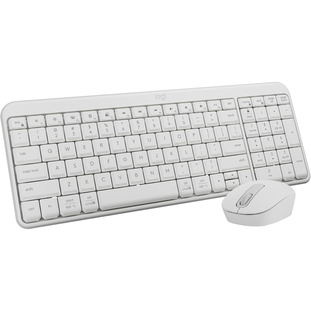 image:imageLogitech MK250 Wireless Bluetooth Keyboard and Mouse Combo  GraphiteWhite