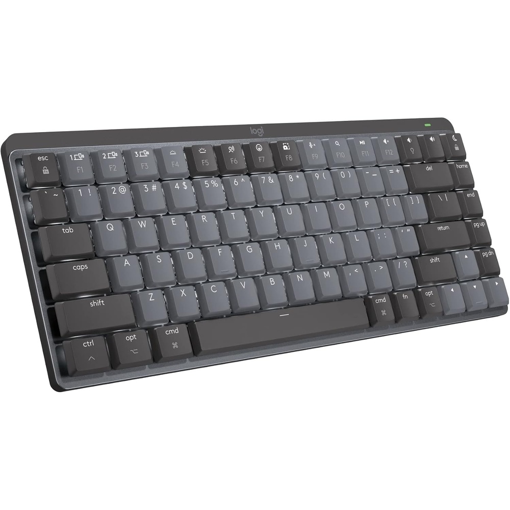 image:imageLogitech MX Mechanical Mini Mac Wireless Keyboard LowProfile  Pale GreySpace Grey